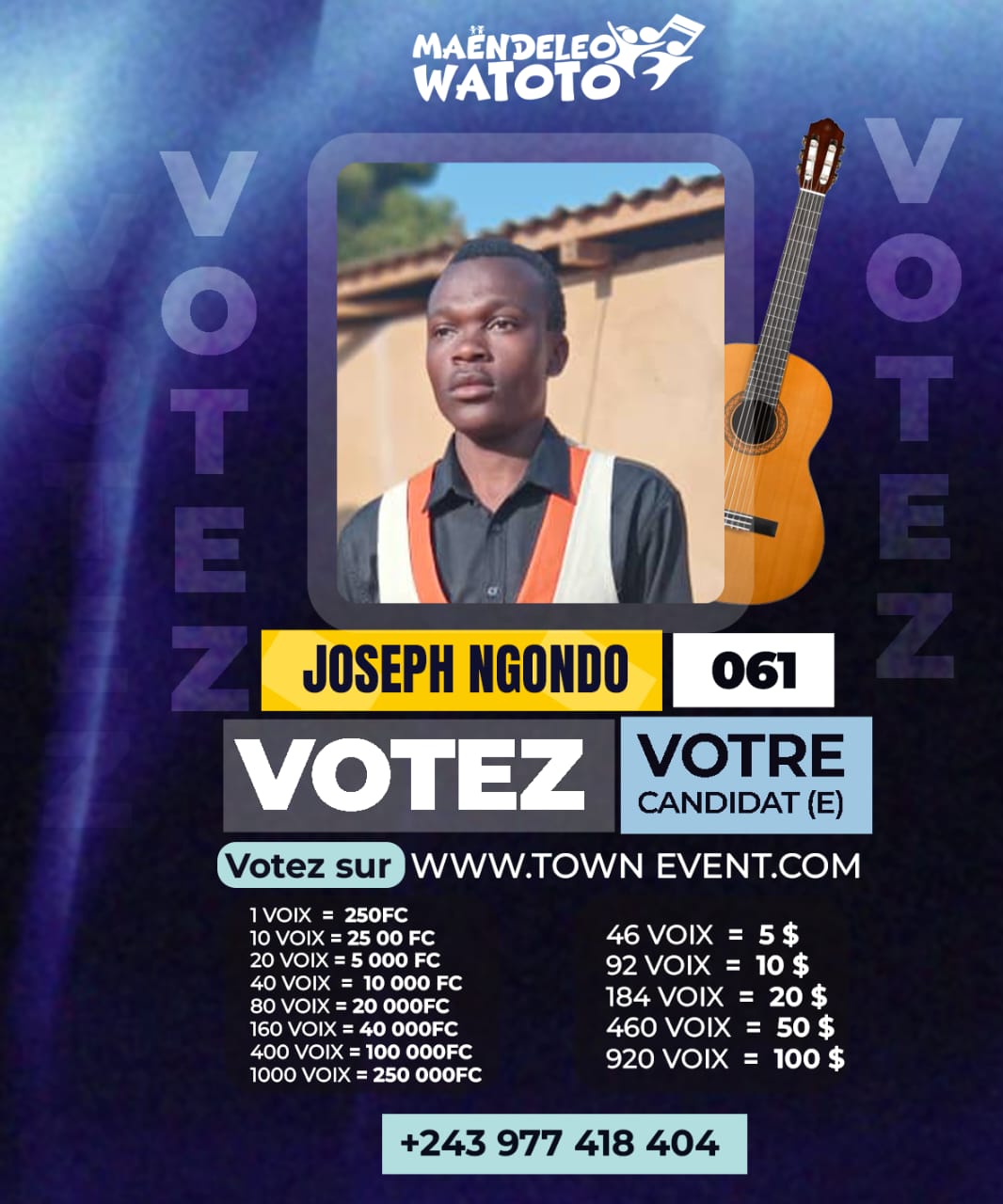 Photo du candidat