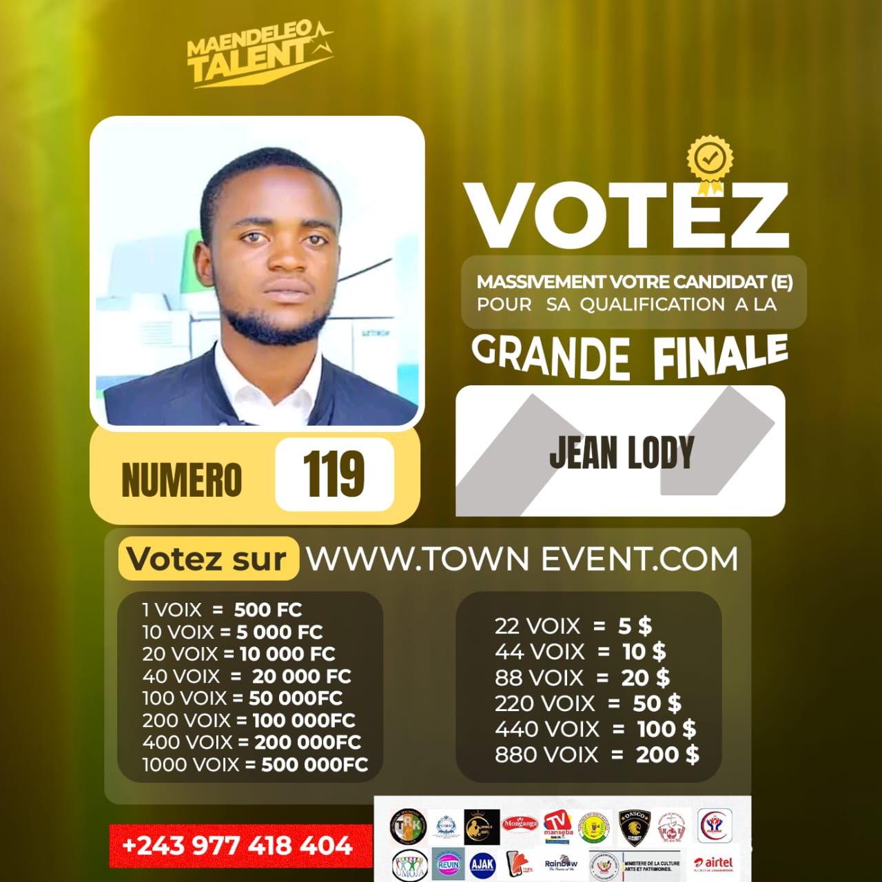 Photo du candidat
