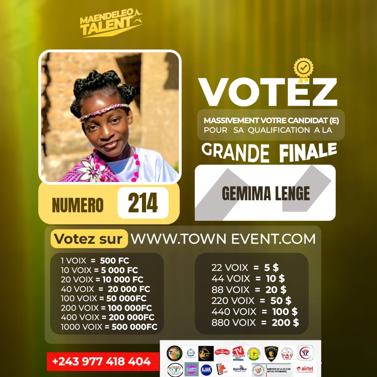 Photo du candidat