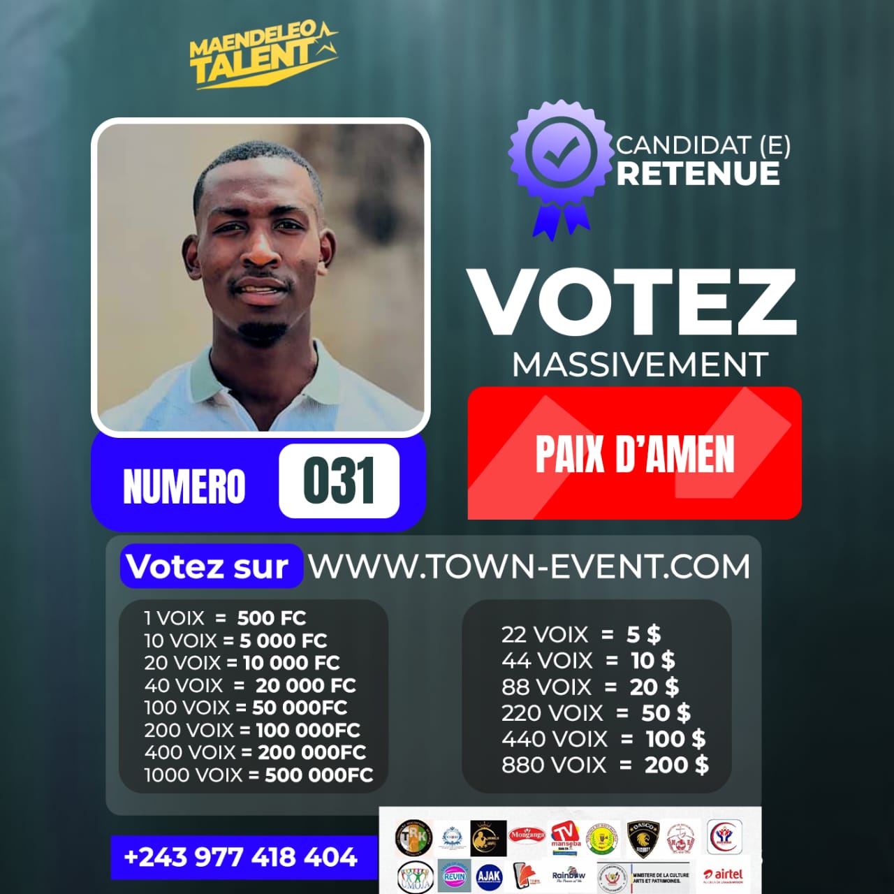 Photo du candidat