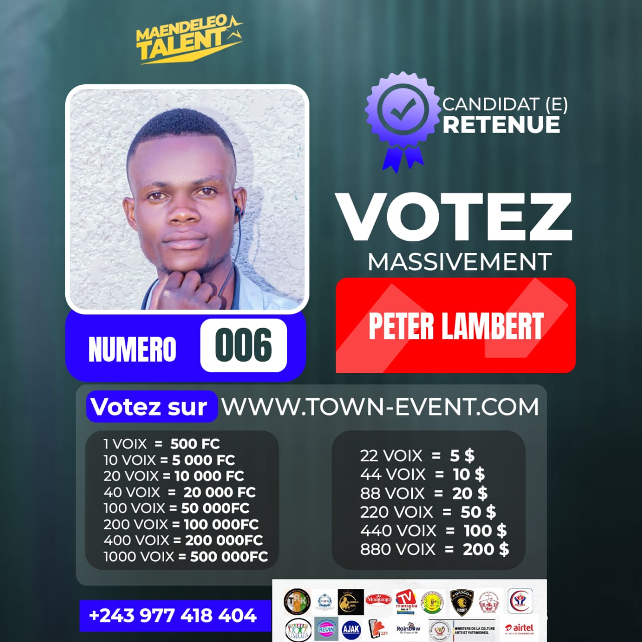 Photo du candidat