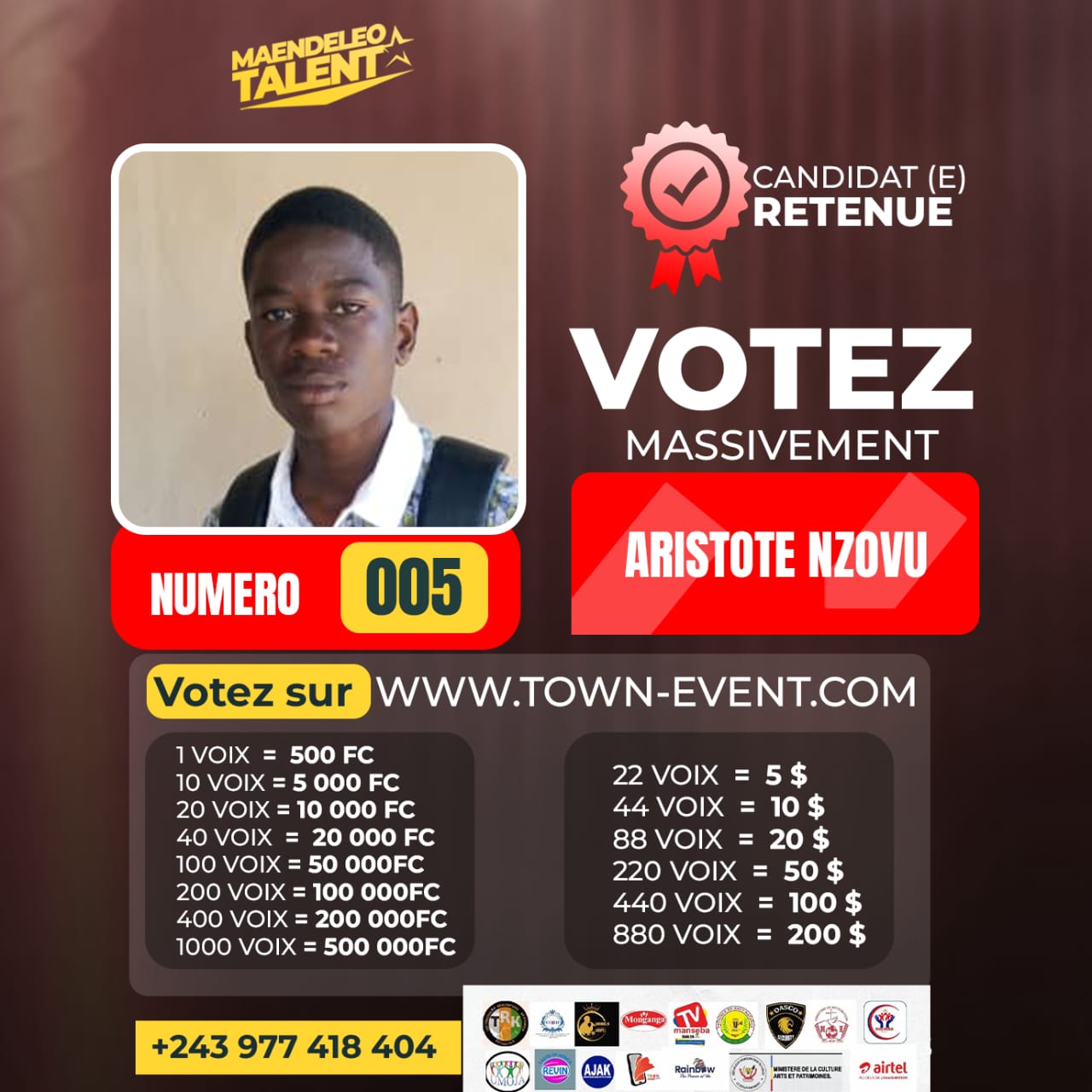 Photo du candidat