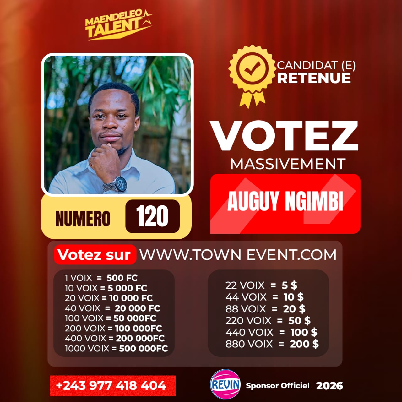 Photo du candidat