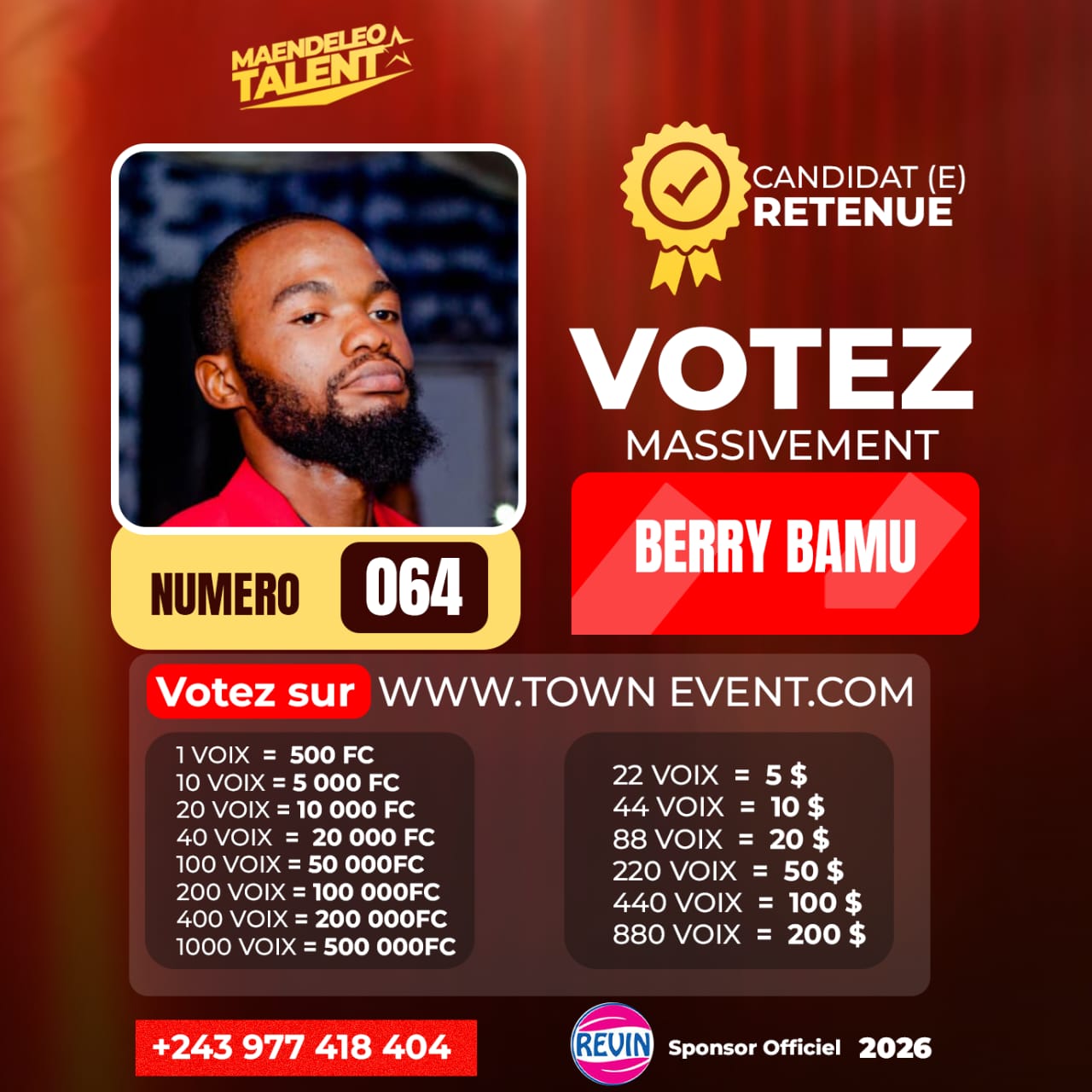 Photo du candidat
