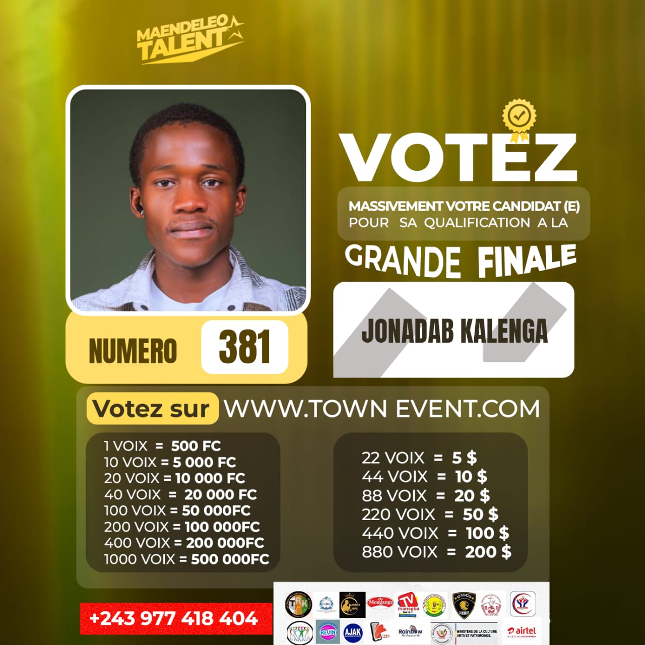 Photo du candidat